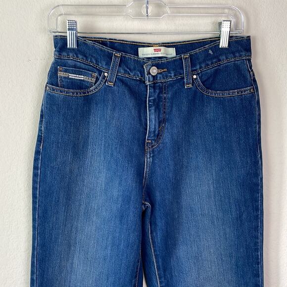 NWOT Levi’s 512 bootcut women’s 10M perfectly slimming silver detail jeans - Picture 2 of 12